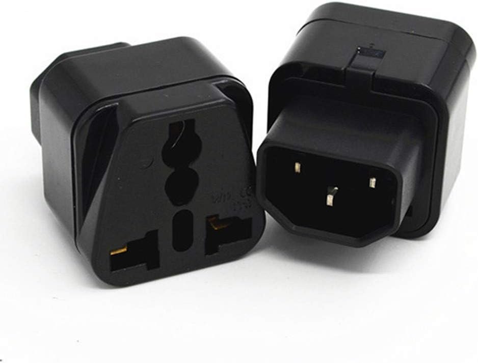 Universal Power Adapter 2-Pack: C14 to Multi-Region Sockets