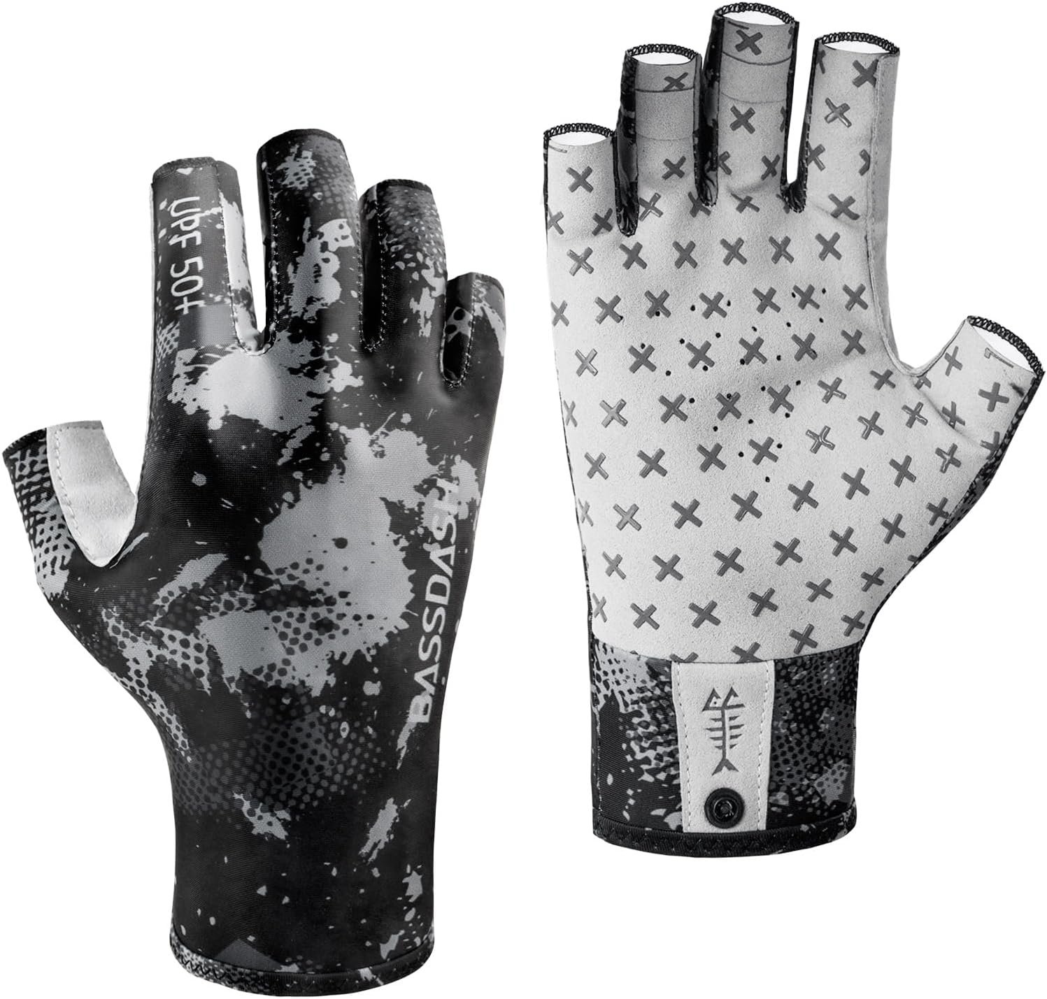 UPF 50+ Sun Gloves: Breathable Grip for Fishing & Cycling