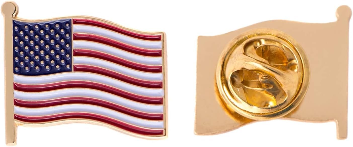 Patriotic USA Flag Lapel Pin - Perfect for Men & Women