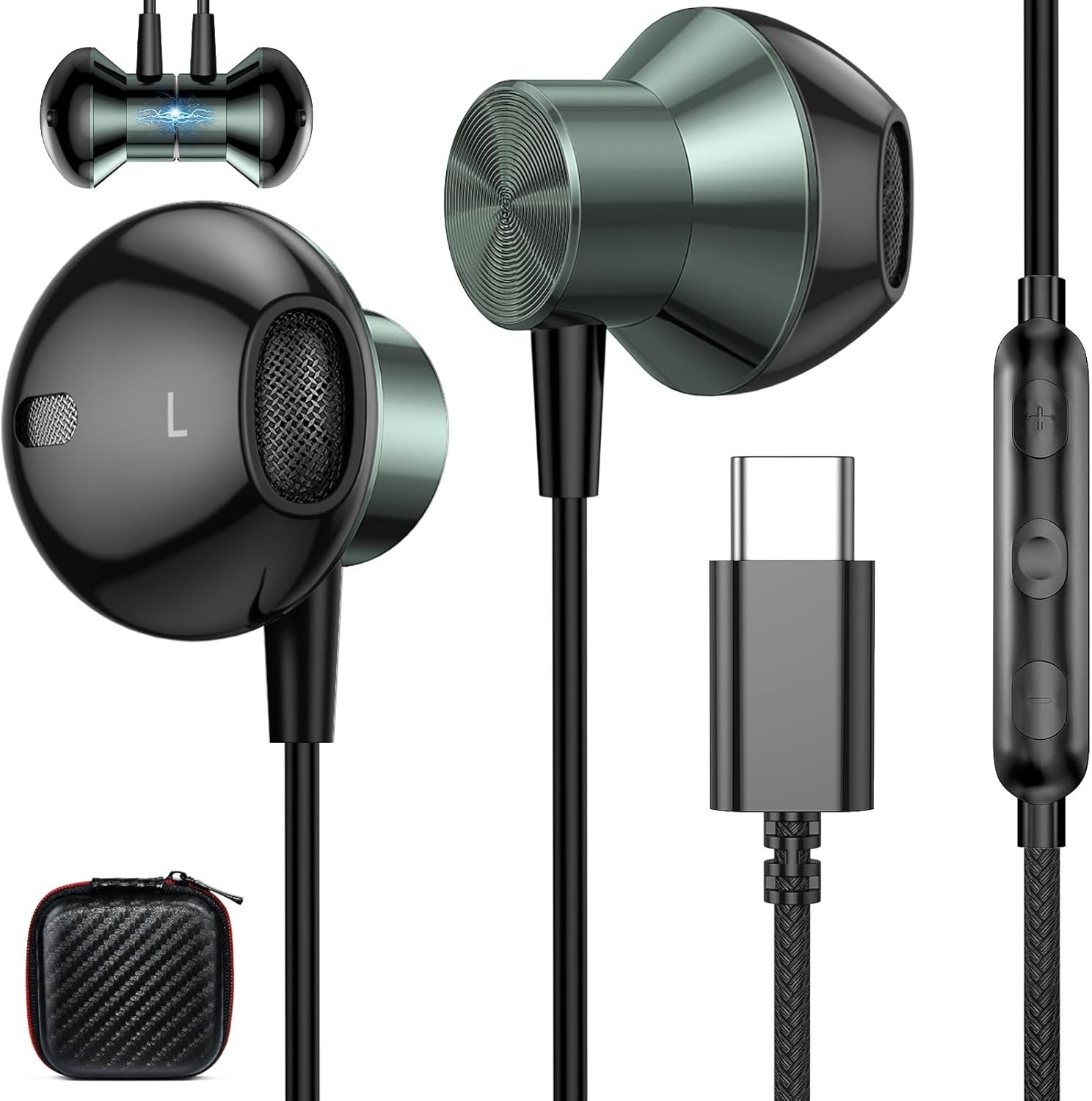Wired USB-C Headphones: Universal Audio Companion for All Your Devices