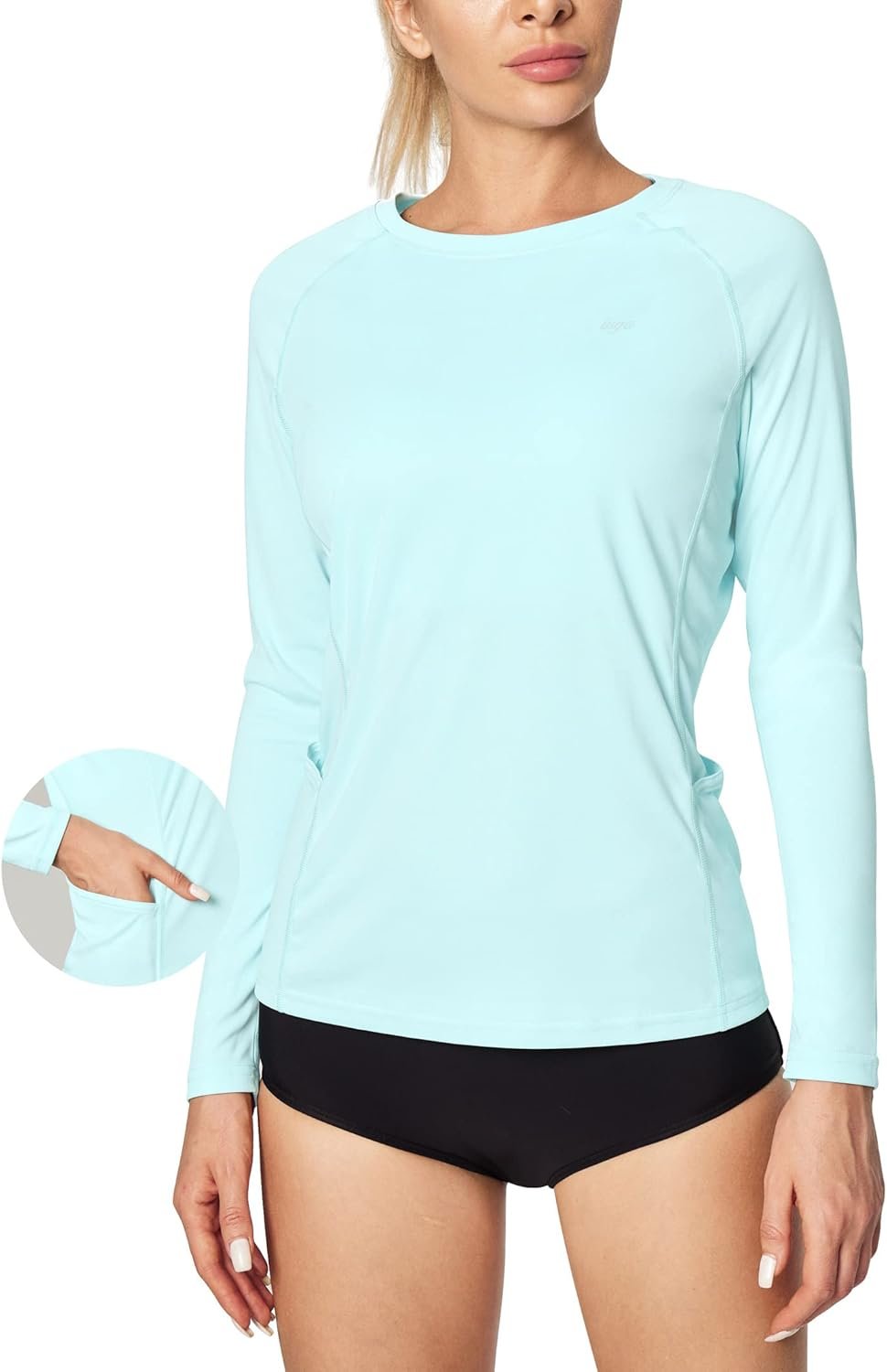 UV-Protective Women's Rash Guard with Handy Pockets