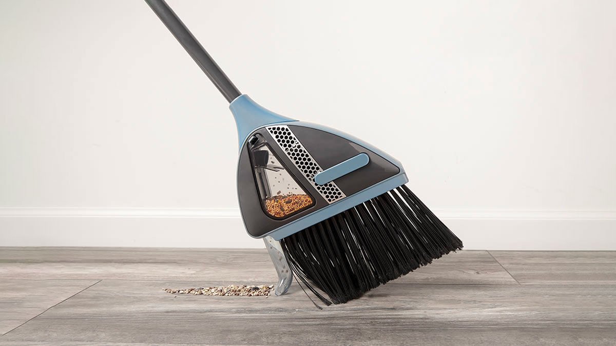 Vabroom 2-in-1 Sweeper with Built-in Vacuum