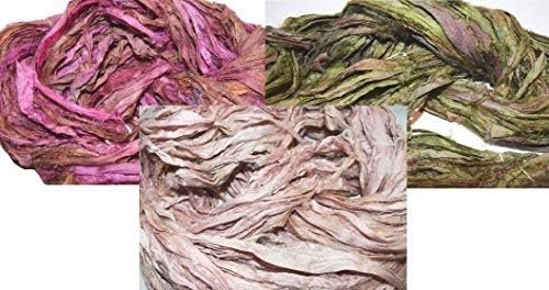 Vibrant Silk Ribbon Yarn for Jewelry & Gift Wrap