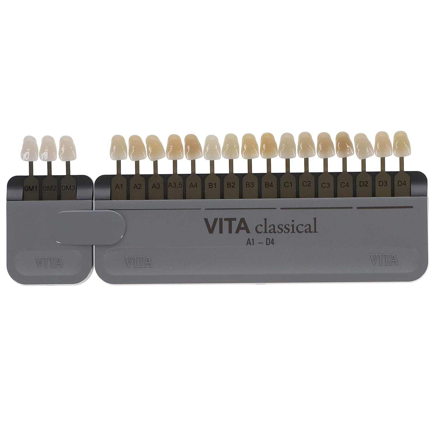 Professional Dental Shade Matching Guide - VITA Classical with Bleached Shades
