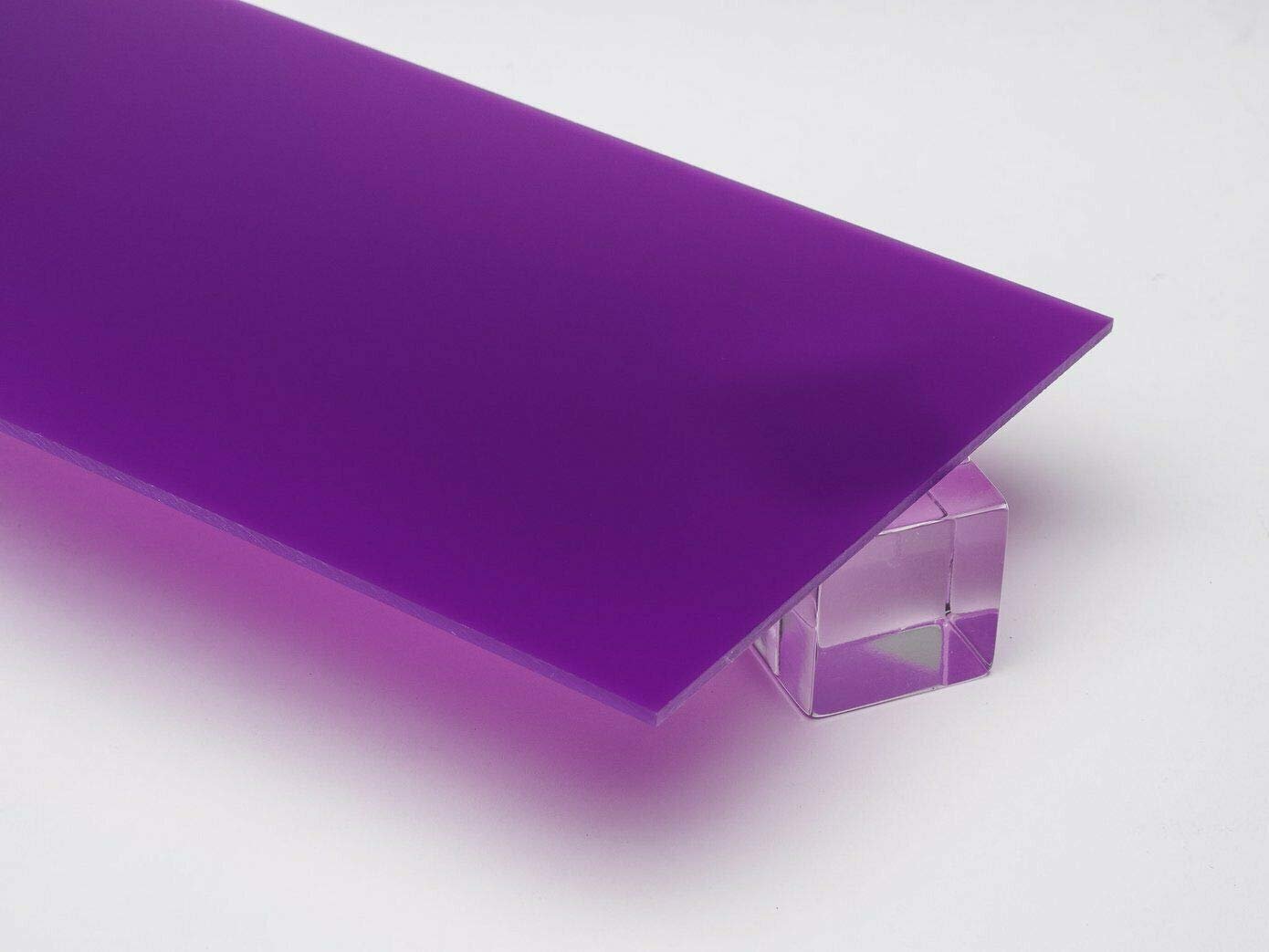 Violet Translucent Acrylic: Half the Weight, 17x Stronger Than Glass