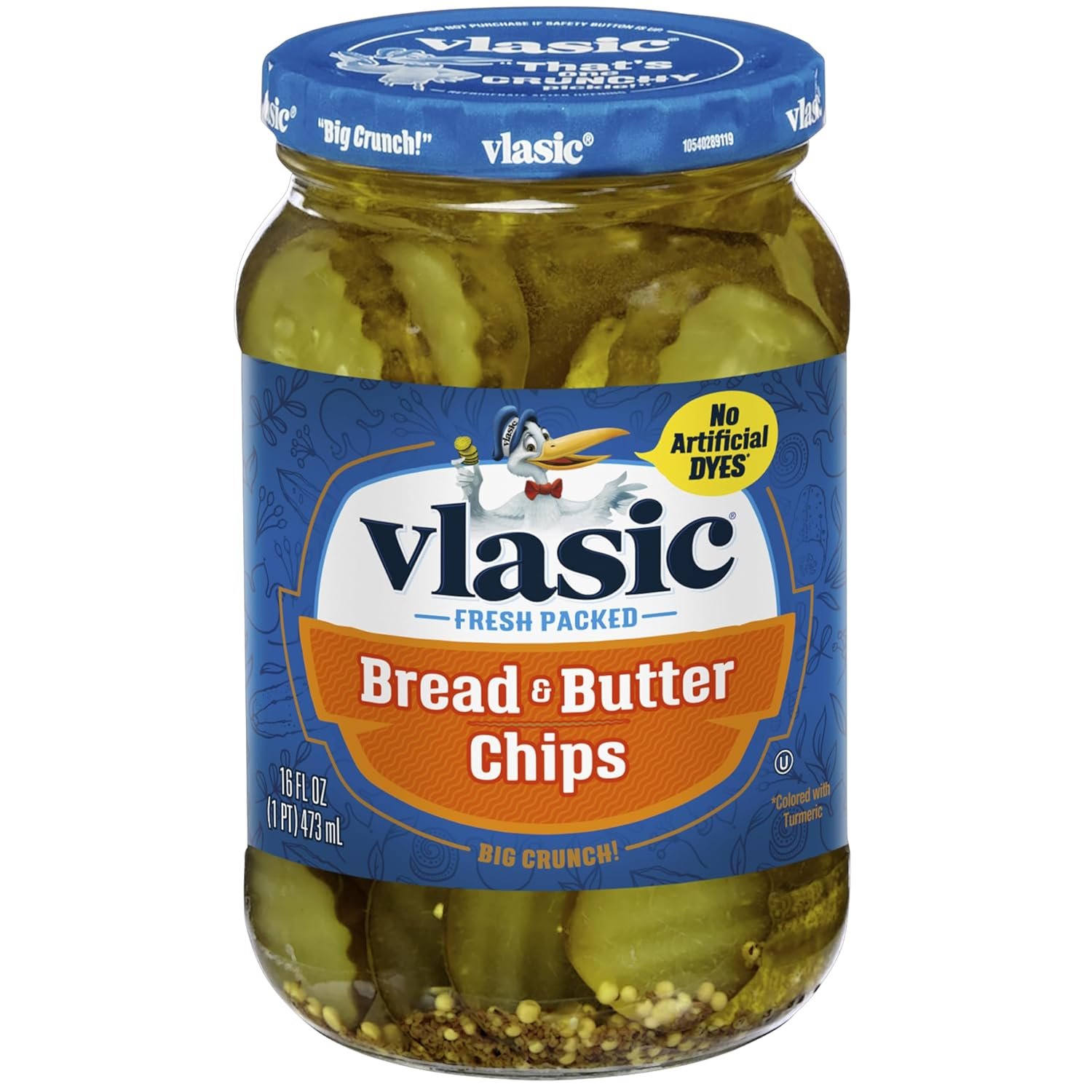 Vlasic Keto Bread and Butter Pickle Chips - Crunchy Snack
