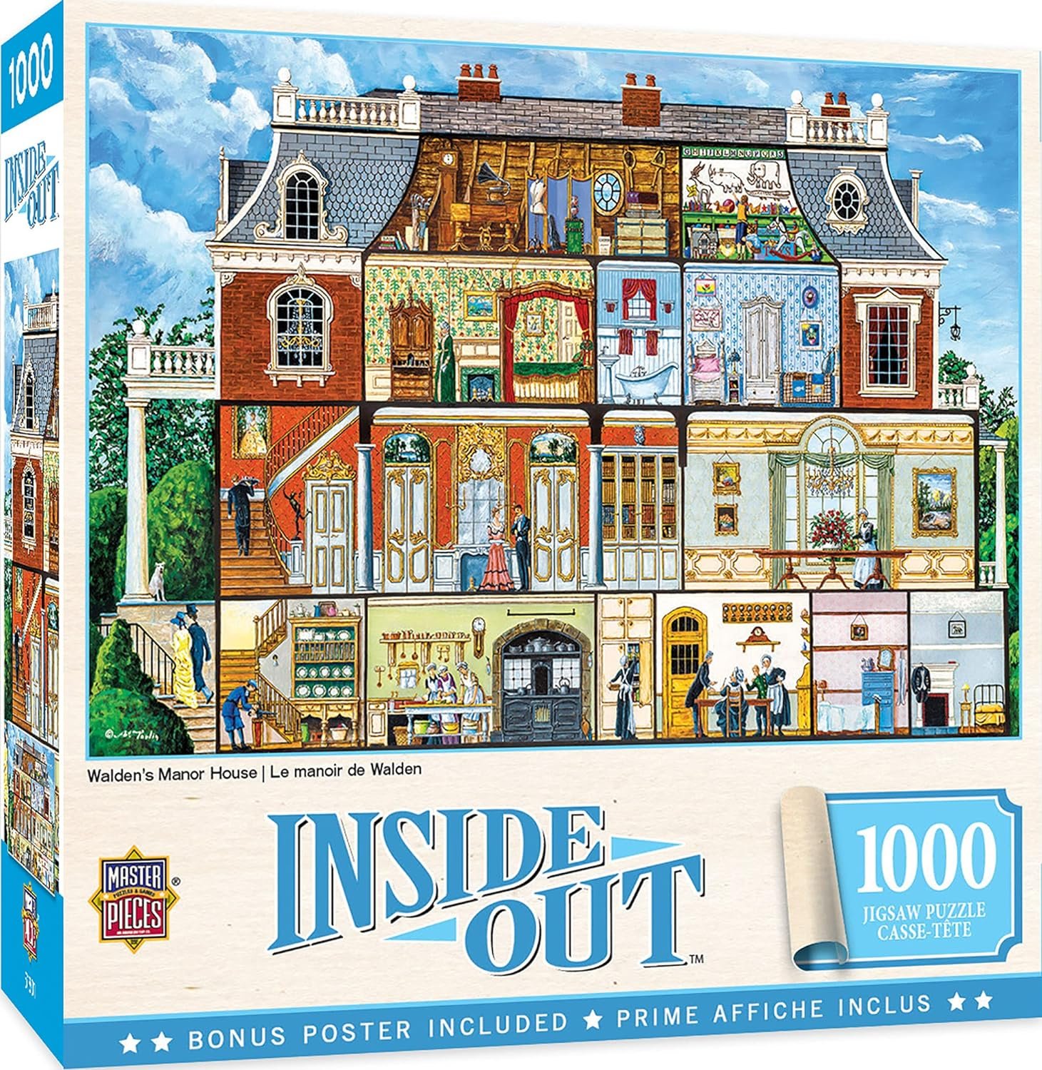 Escape to Walden Manor: 1000-Piece Puzzle Challenge