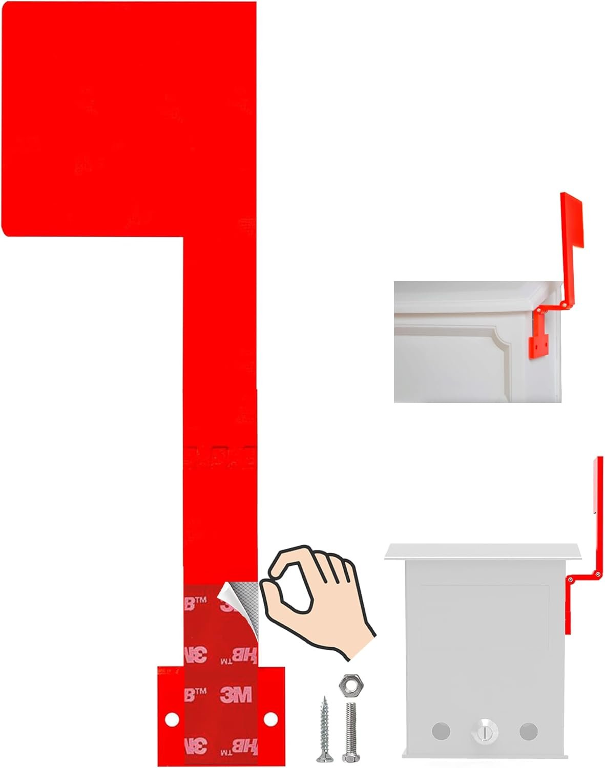 Never Miss Mail Alert - 180° Folding Wall Mailbox Flag