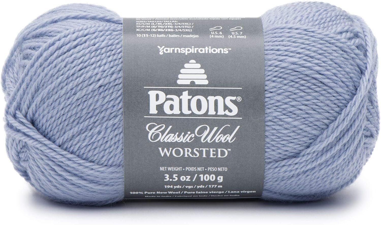 Warm & Cozy: Classic Wool Yarn in Blue Fog