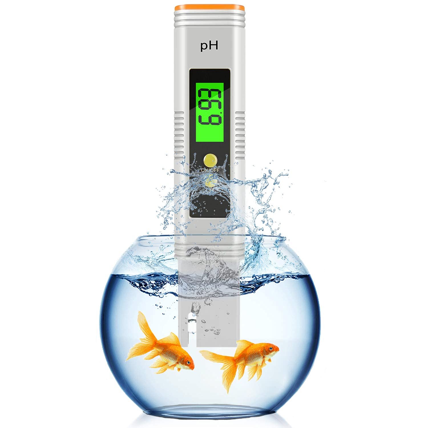Accurate Water pH Tester - Monitor Drinking Water, Pools & Aquariums
