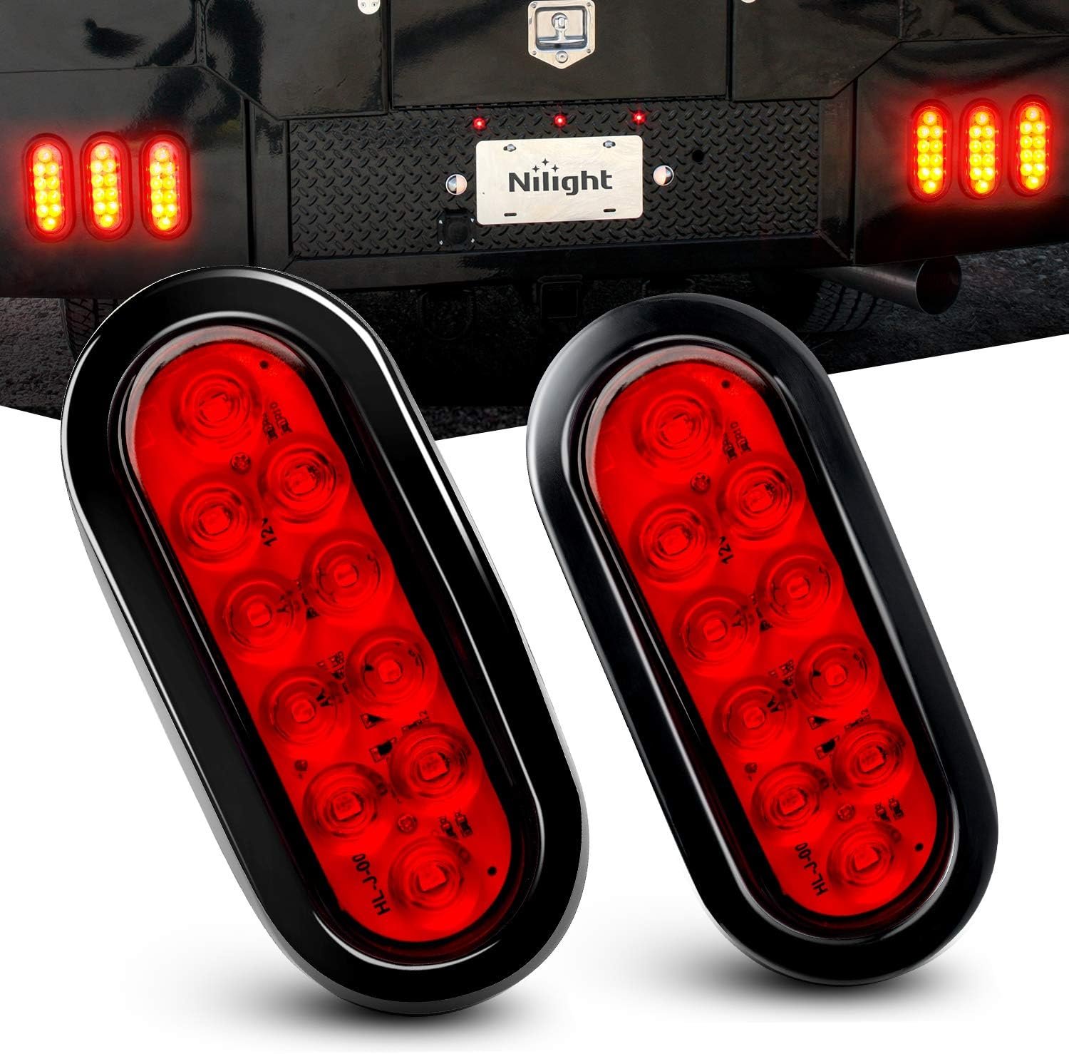 IP65 Waterproof LED Tail Lights for Trailer Safety