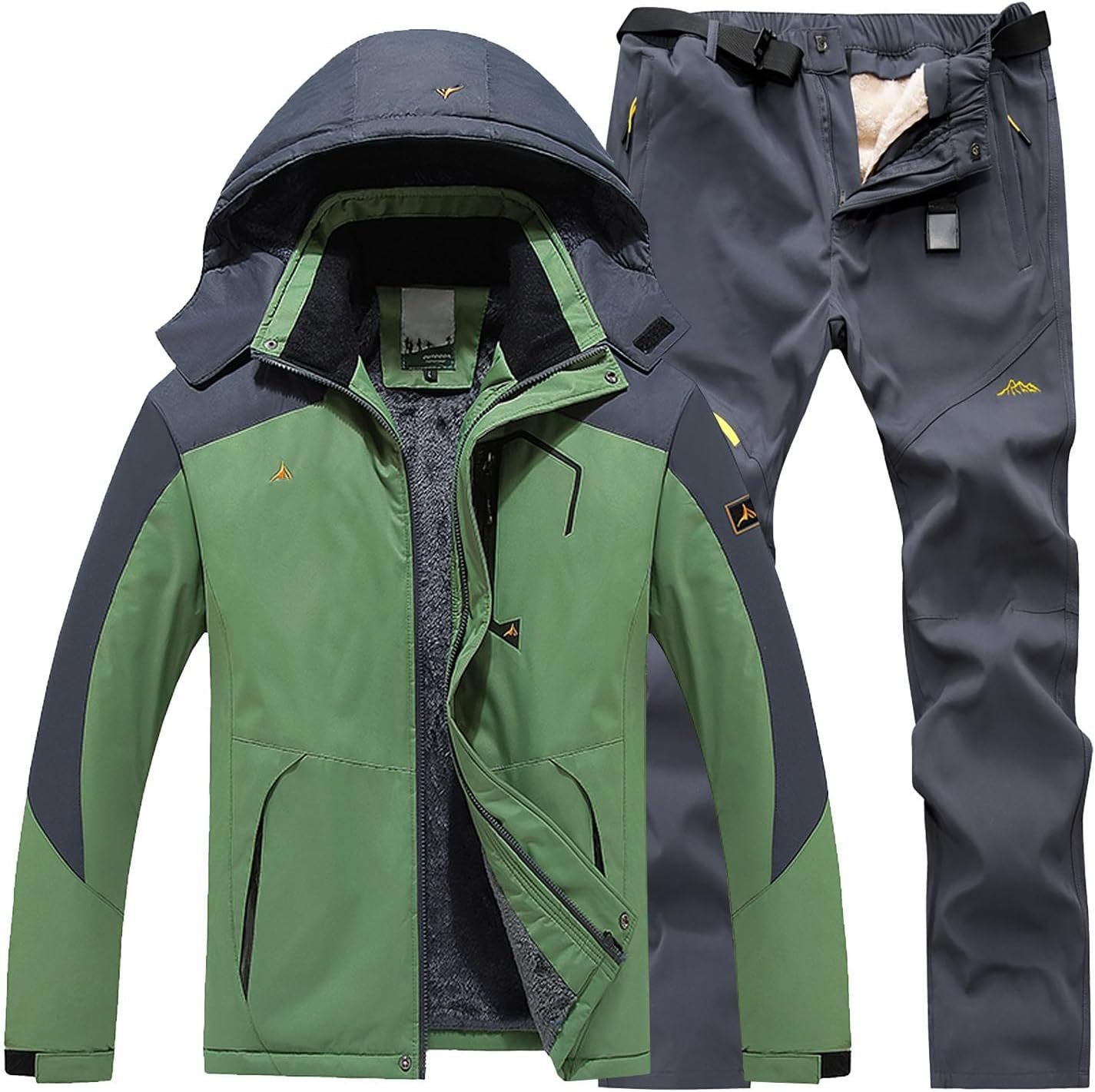 Stay Dry & Warm: Waterproof Ski Jacket & Pants Set