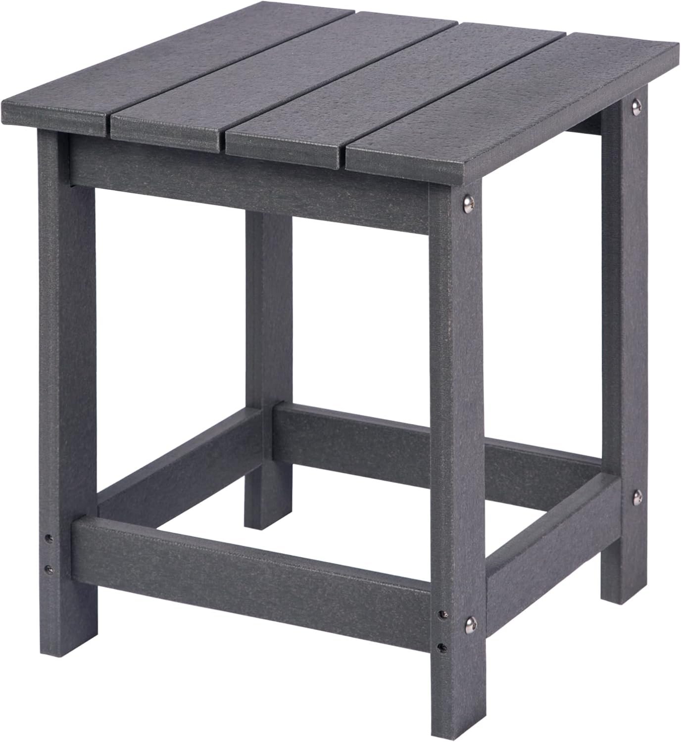 Weather-Resistant Outdoor Side Table - Low Maintenance HDPE Design