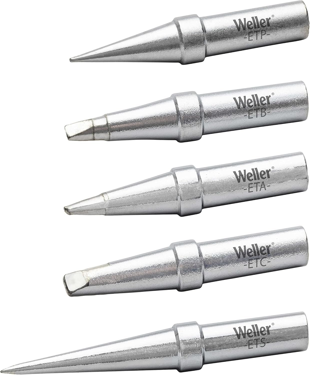 Versatile 5-Piece Soldering Tip Set for Weller WE1010