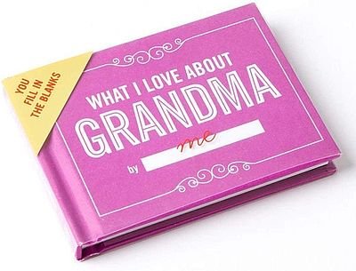 What I Love About Grandma Fill-In Book