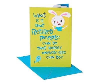 What Is It That Retired People Can Do Card
