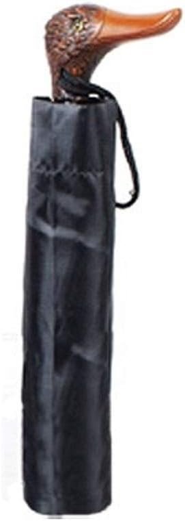 Whimsical Mallard Duck Umbrella - Compact Italian Craftsmanship