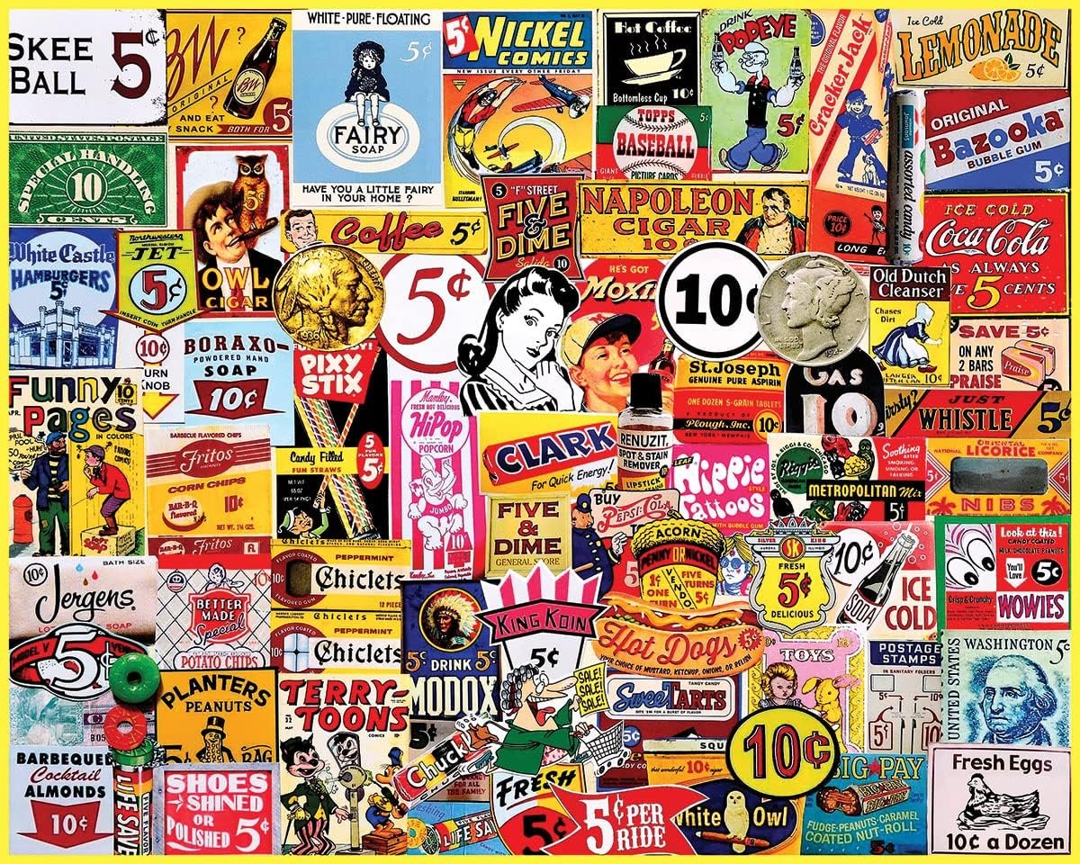 Premium Family Fun: 1000-Piece White Mountain Puzzle