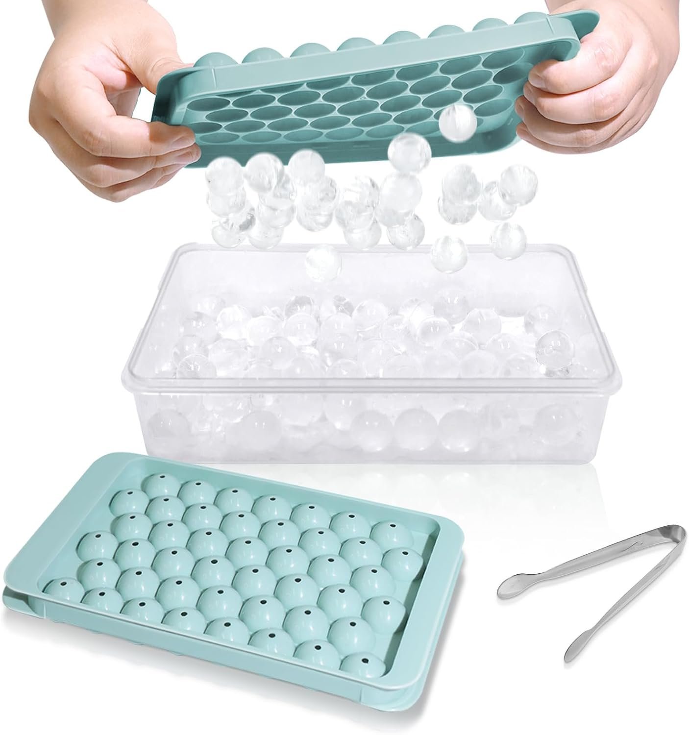 WIBIMEN Ice Cube Tray Set - Perfect Ice Balls Every Time