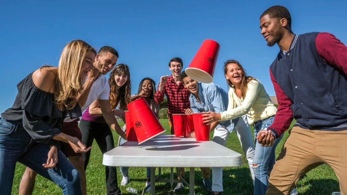 Wicked Big Sports Supersized Flip Cup Game