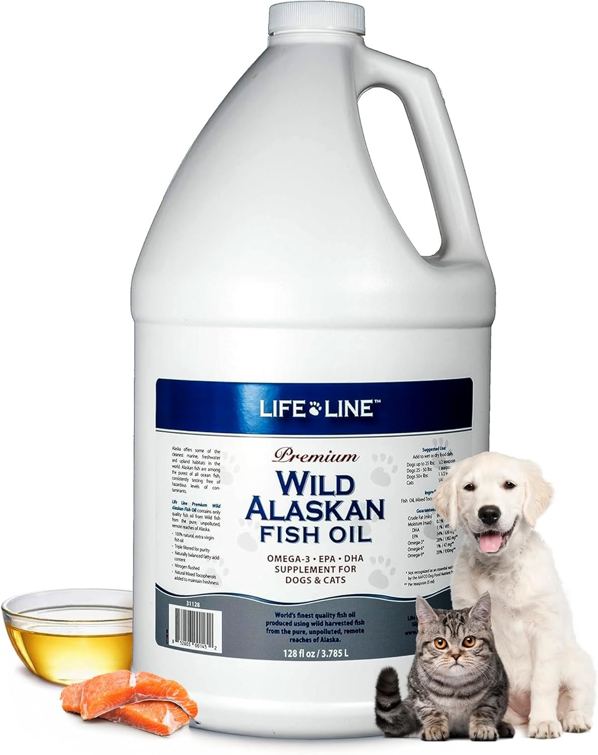 Wild Alaskan Fish Oil - Premium Omega-3 for Pet Health