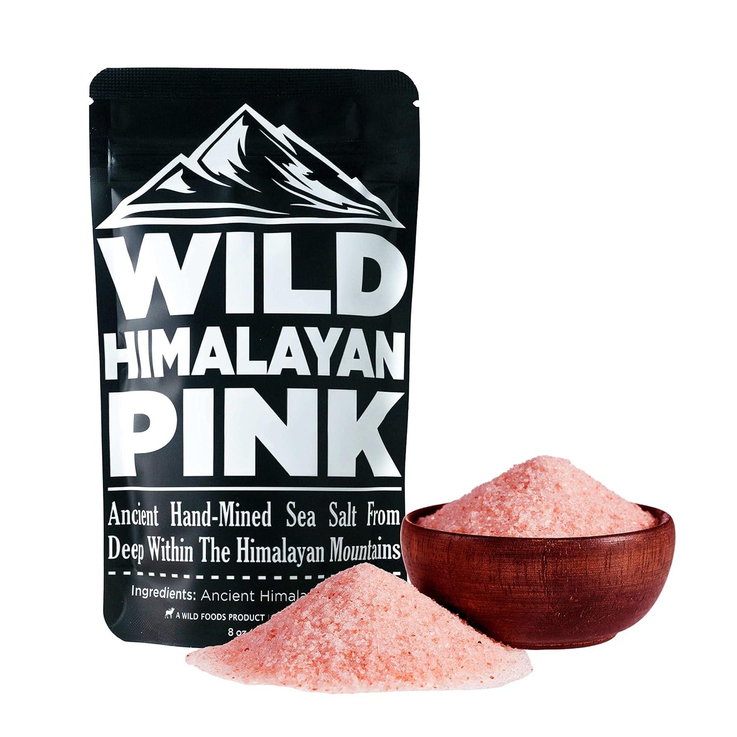 Wild Foods Organic Pink Himalayan Sea Salt - 8 oz