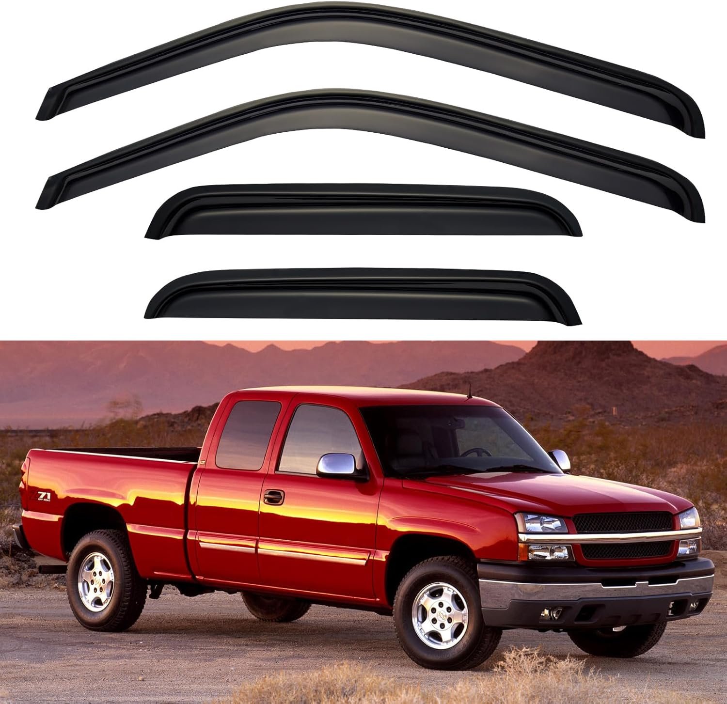 Keep Your Chevy Cool & Dry with Premium Window Visors