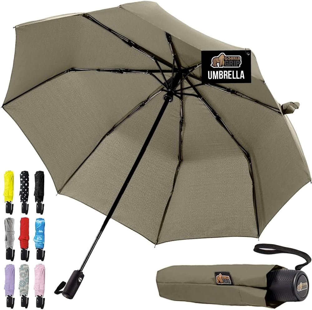 Windproof Compact Umbrella That Packs Anywhere