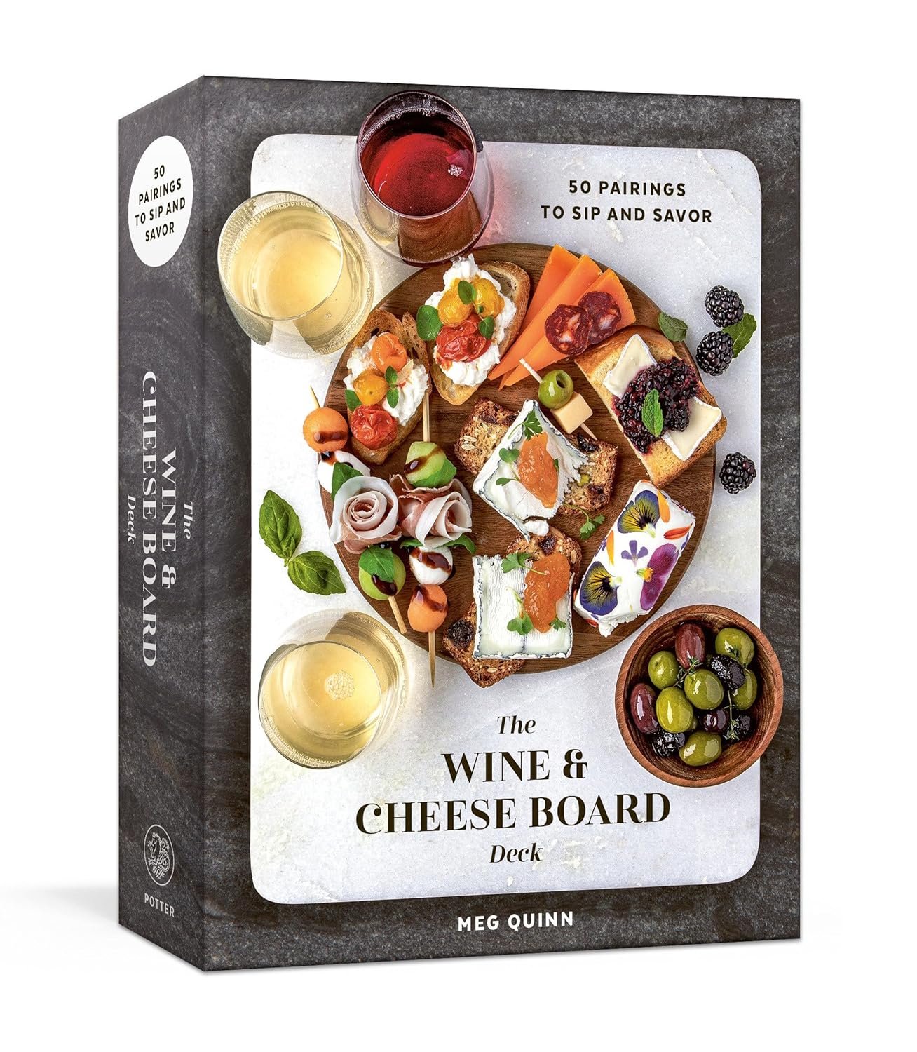 50 Wine & Cheese Pairings Deck: Sip & Savor