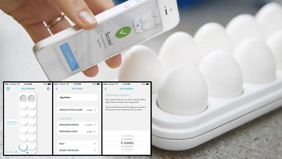 Egg Minder - App-Enabled Egg Tray