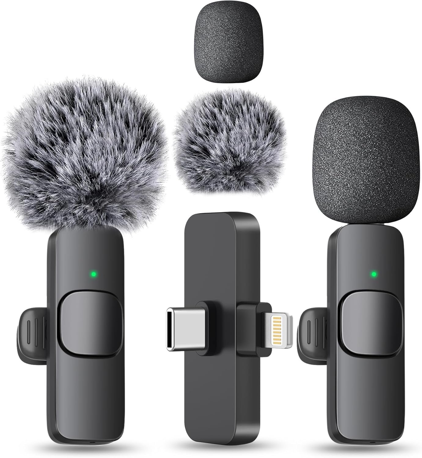 Wireless Lavalier Mic for Content Creators - Crystal Clear Audio