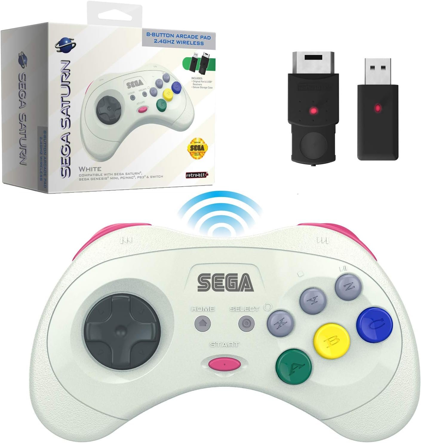 Wireless Freedom for Retro Gaming - Official Saturn Controller