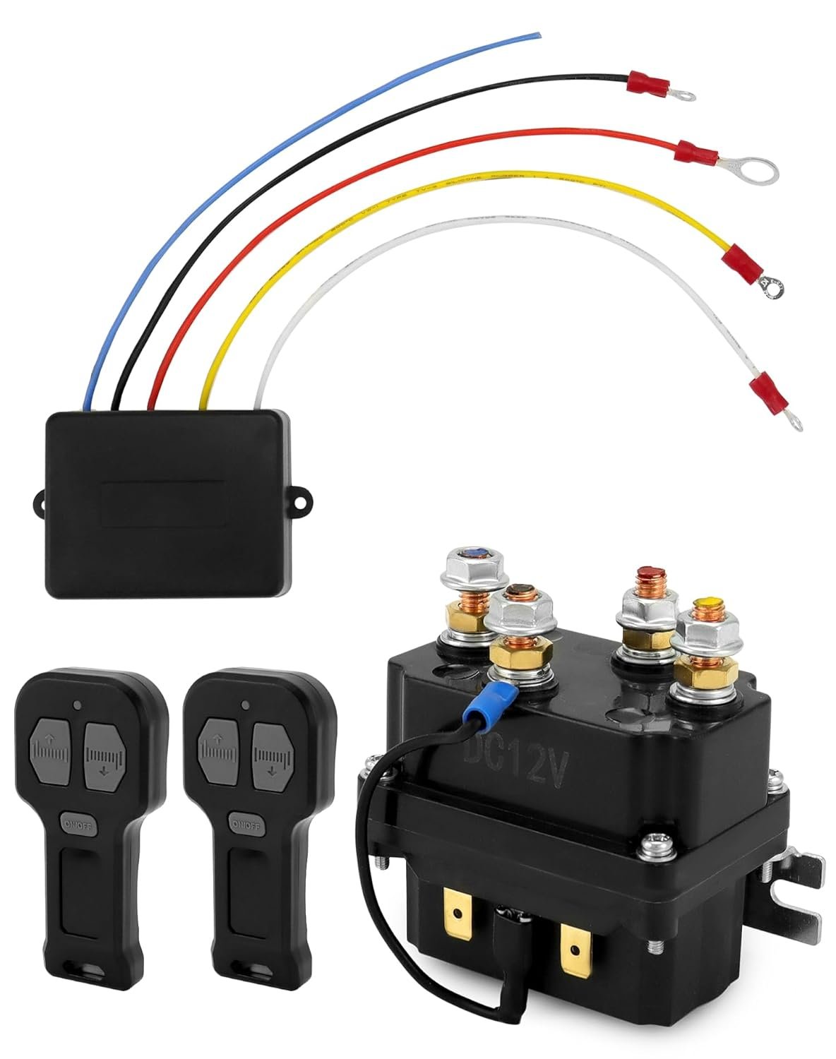 Wireless Winch Control Kit: 150ft Range for Trucks & ATVs