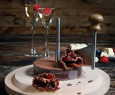 Wood Chocolate Curler