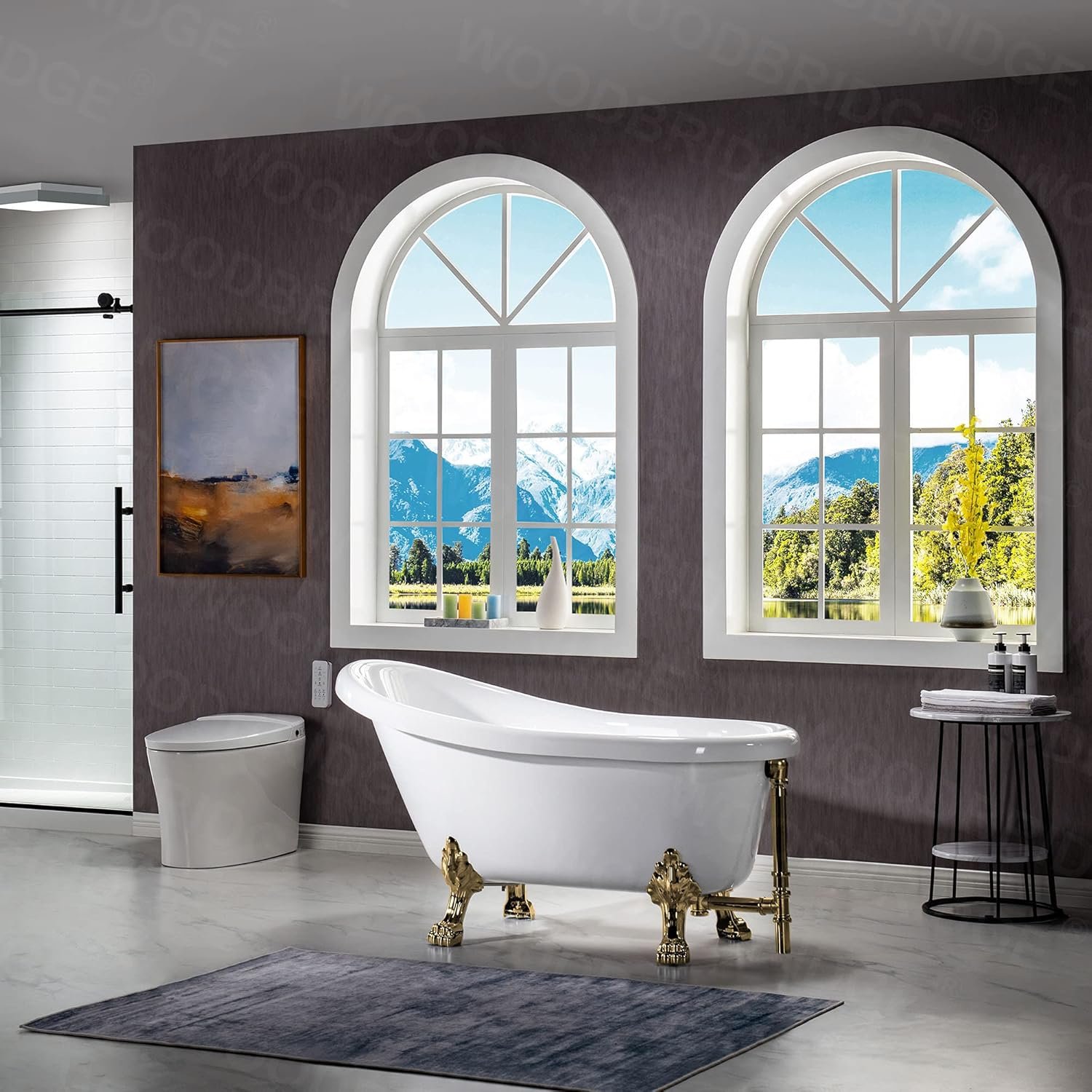 Luxury Clawfoot Bathtub: Timeless Style & Superior Comfort