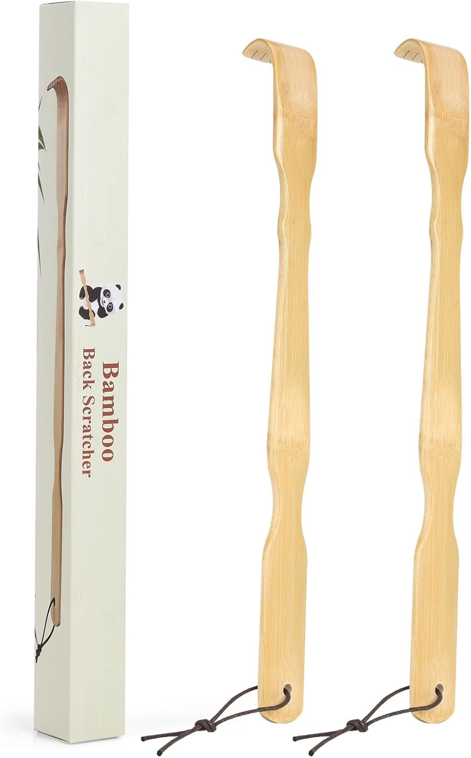 Ultimate Wooden Bamboo Back Scratcher Duo