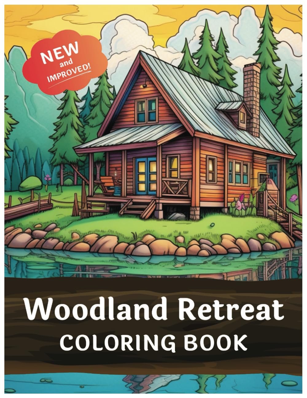 Woodland Retreat Coloring Book: Relax & Unwind