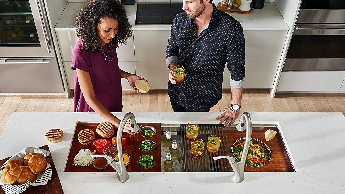 Workstation Kitchen Sink