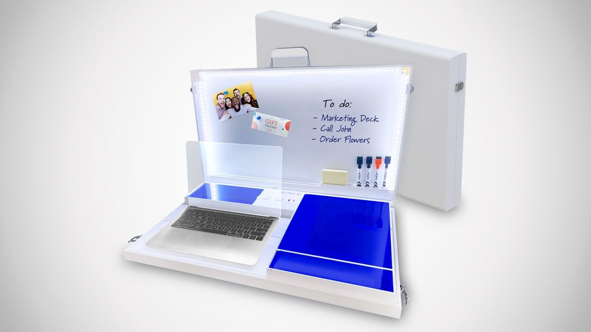 Worky Home Office in a Briefcase