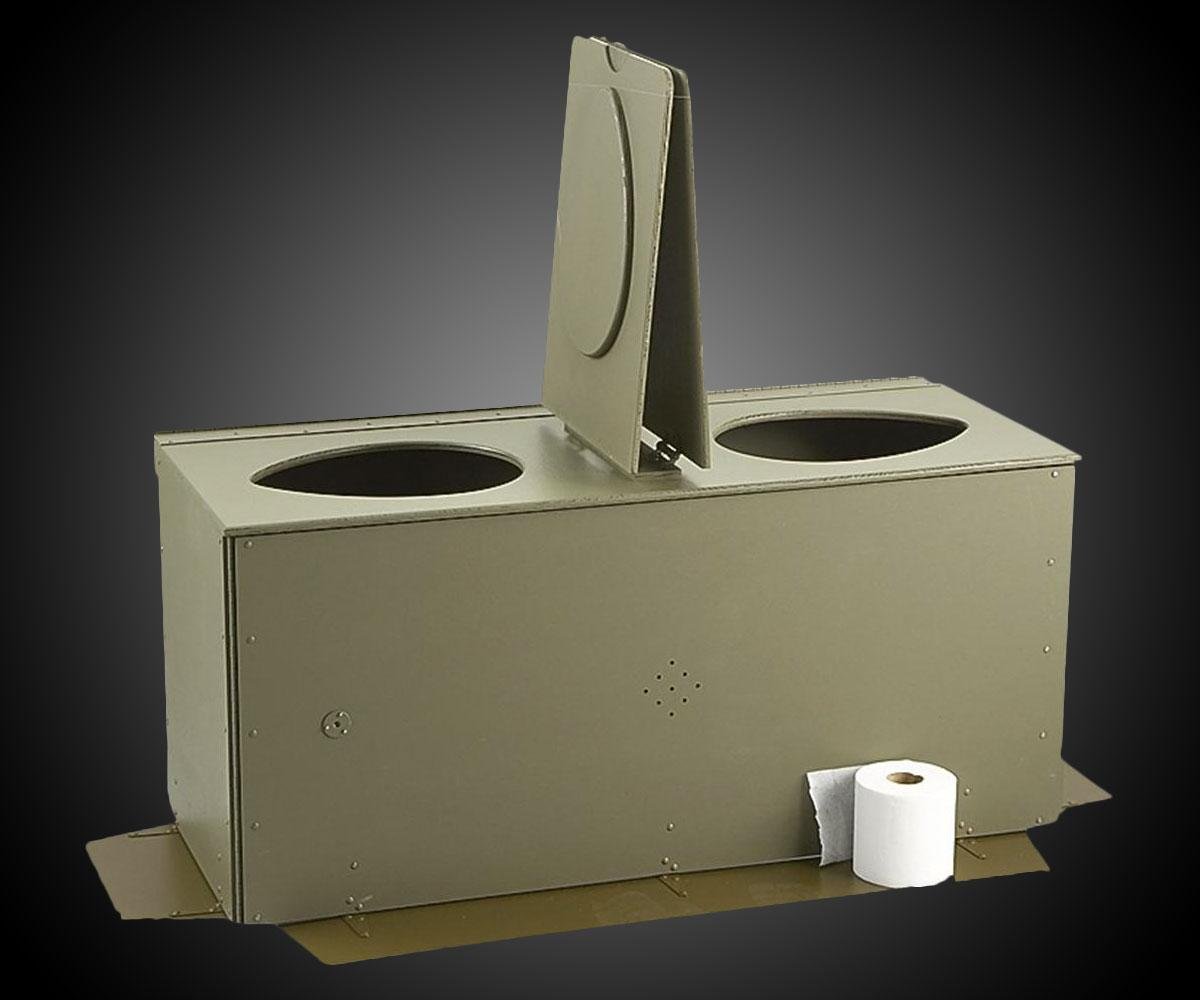 WWII-Era Dual Military Field Latrine