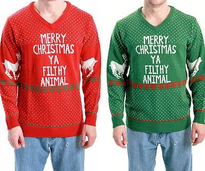 Ya Filthy Animal Ugly Christmas Sweater