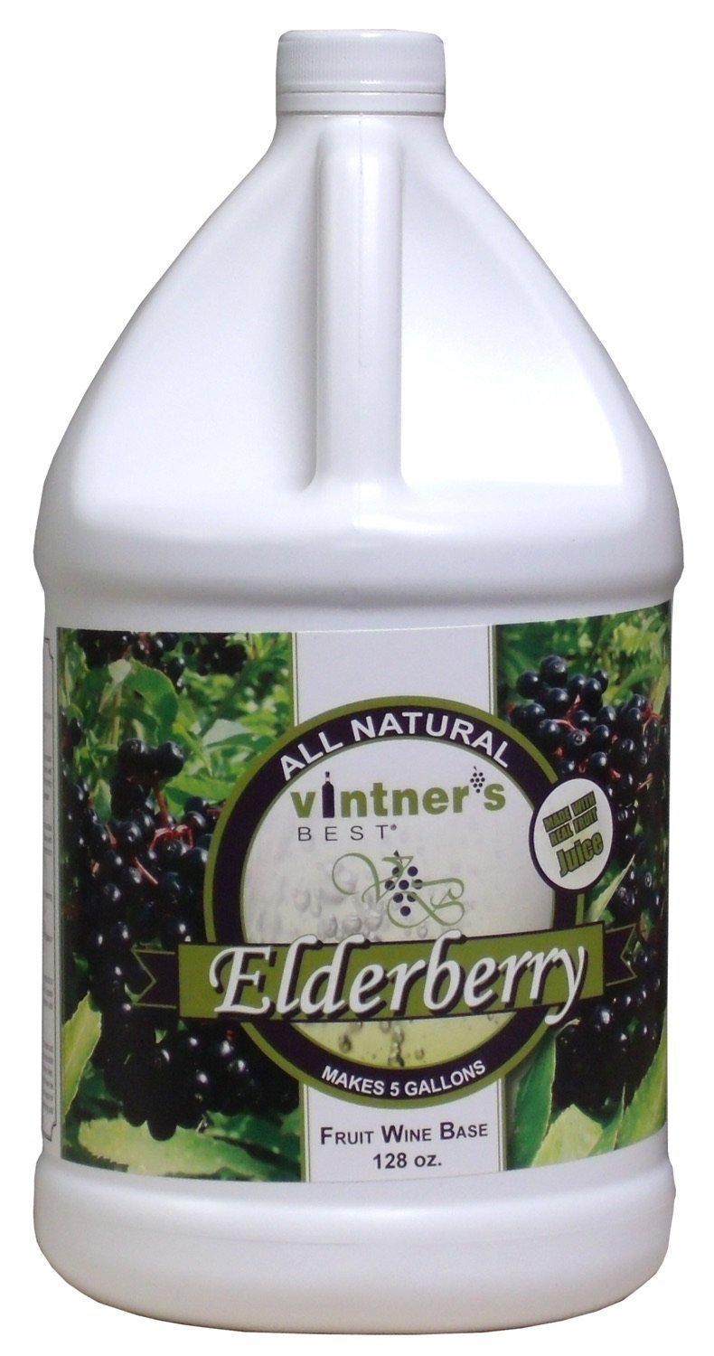 Year-Round Elderberry Wine Base - 5 Gallons Easy Ferment