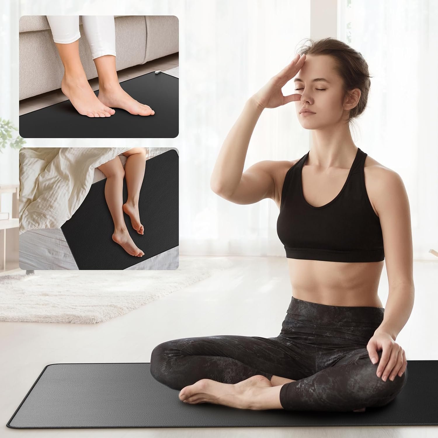 Reconnect to Nature: Yoga Grounding Mat for Better Sleep & Energy