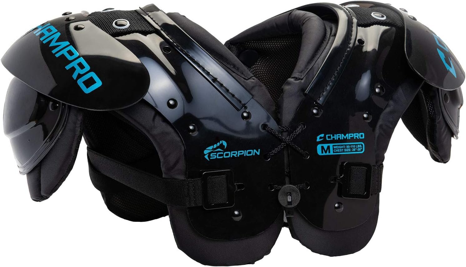 Impact-Resistant Youth Football Shoulder Pads