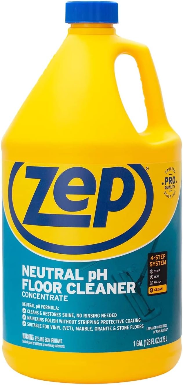 Effortless Deep Clean with Zep's Neutral pH Floor Cleaner