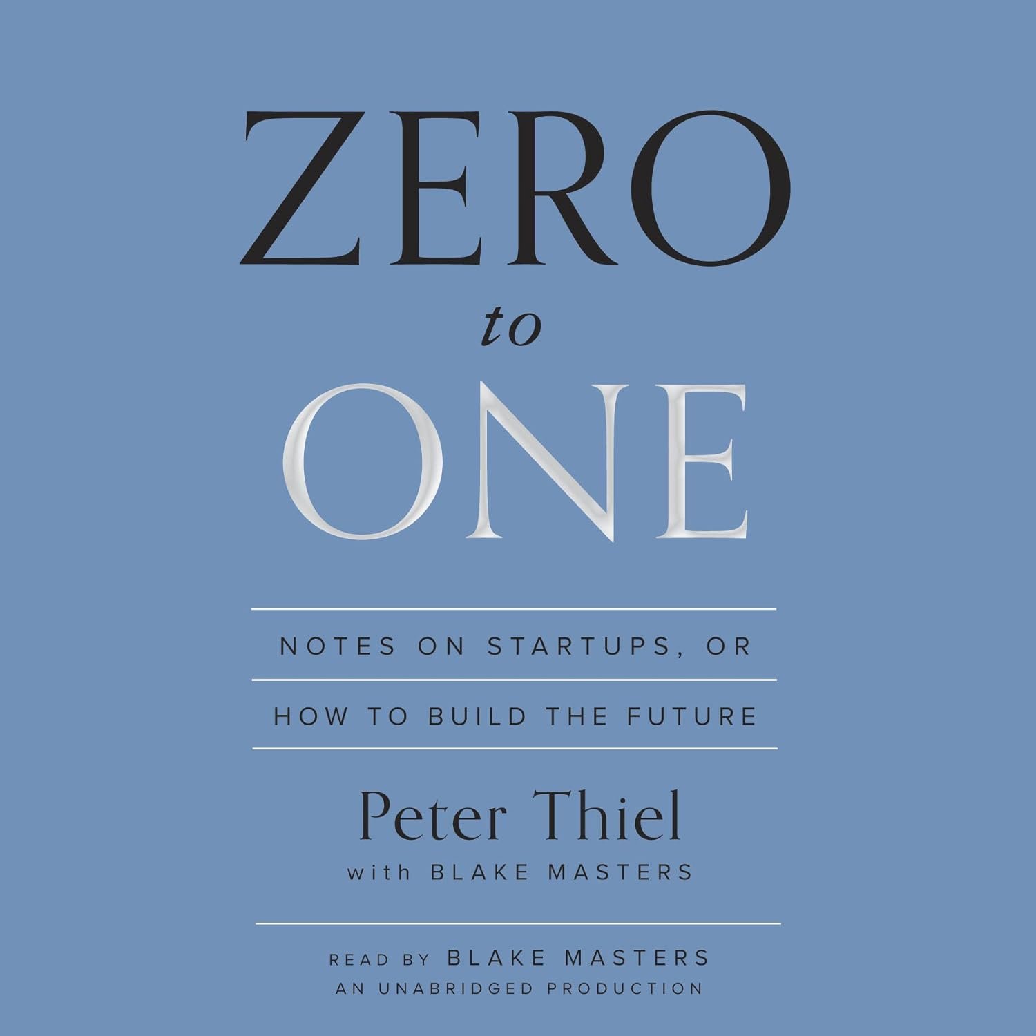 Zero to One: Peter Thiel's Startup Innovation Audiobook