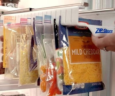 Ziploc Bag Slide-Out Holder