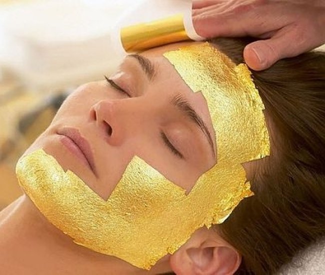 24K Gold Foil Facial Sheet Masks