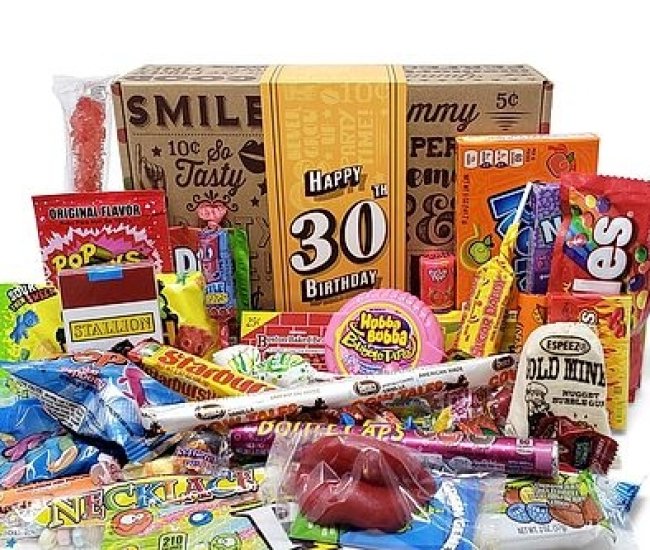 30th Birthday Retro Candy Gift Box