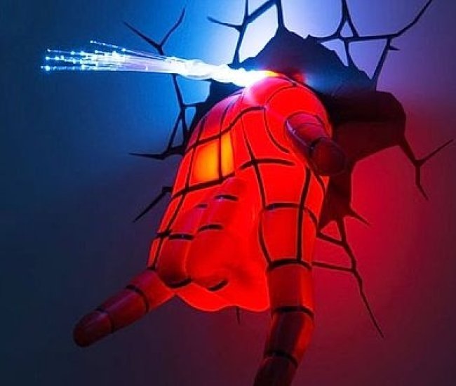 3D Spider-Man Hand Night Light